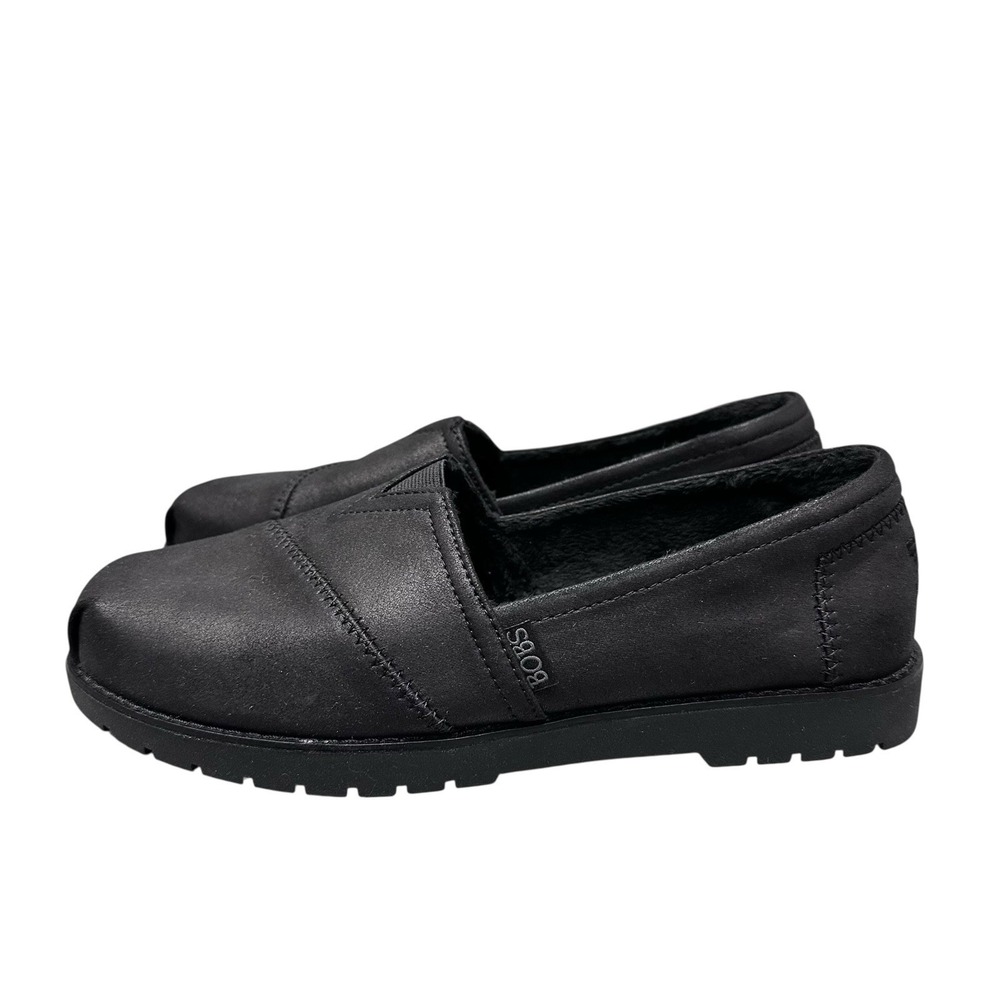 Skechers BOBS Shoes Womens 8.5 Wide Chill Lugs-Urban Spell Loafer Flats 113352